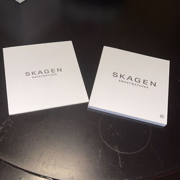NWOT SKAGEN Unisex Falster 3 Brown Leather Strap Touchscreen Smart Watch 43mm - Picture 6 of 10